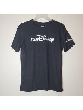 Brooks runDisney Race Support Black Performance T-Shirt Adult Medium M
